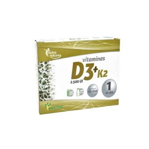 Vitaminas D3 & K2 60 cápsulas