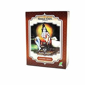 Henna Color Radhe Shyam Castaño Medio 100 gr